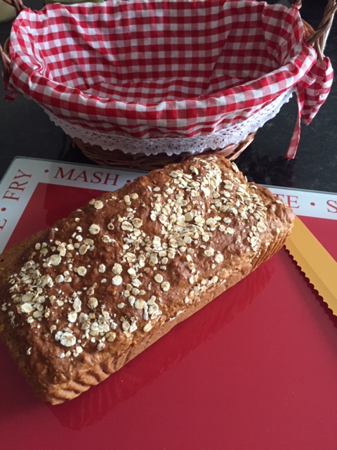 brown bread, brown bread recipe, porridge, wholemeal flour, healthy bread