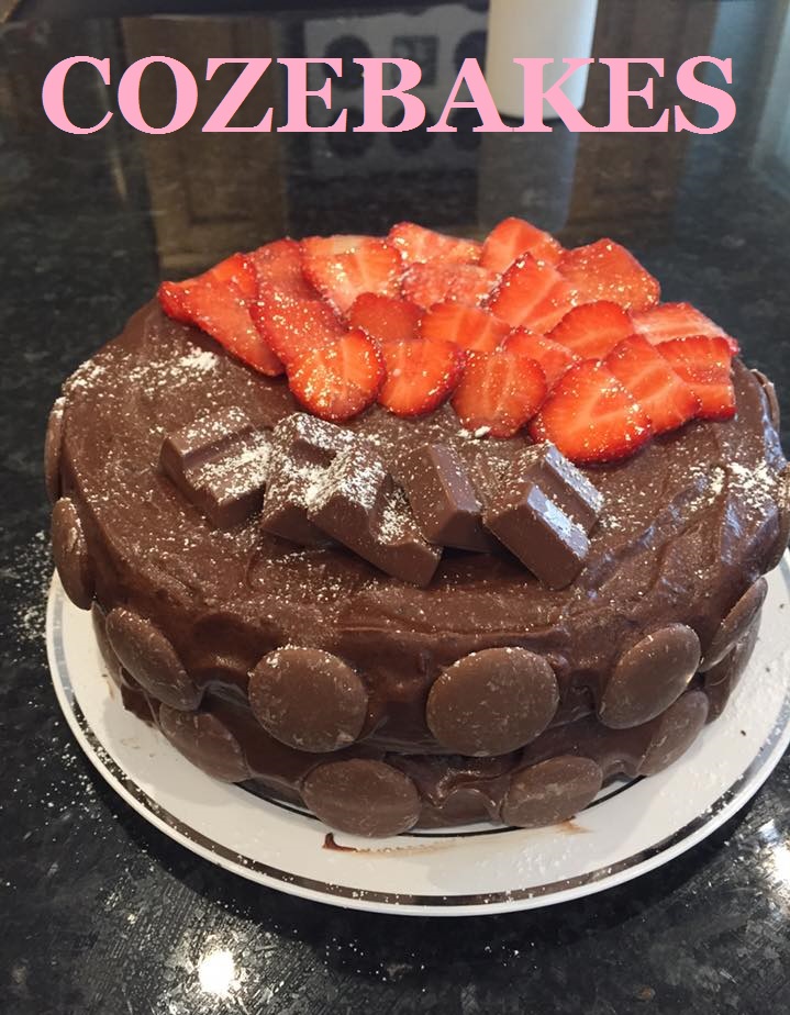 chocolate cake, rich chocolate cake, ultimate chocolate cake, perfect chocolate cake, cozebakes, party cake, celebration cake