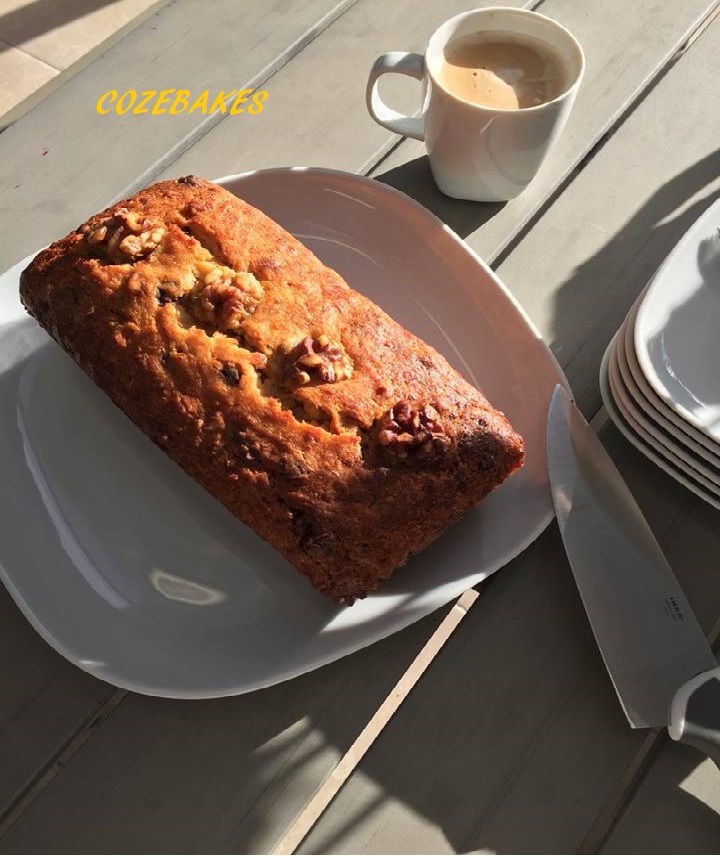 banana loaf, banana bread, banana cake, gluten free, cozebakes, afternoon tea, easy bakes, easy recipes