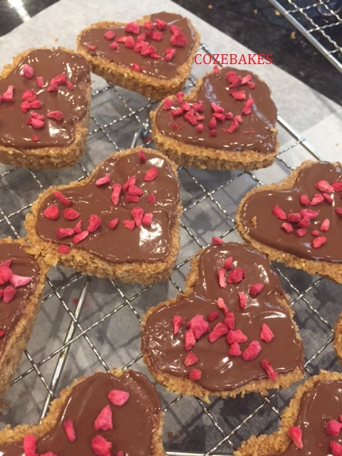 digestive biscuits, heart shaped biscuits, valentines baking ideas, baking for valentines day, chocolate digestive biscuits,