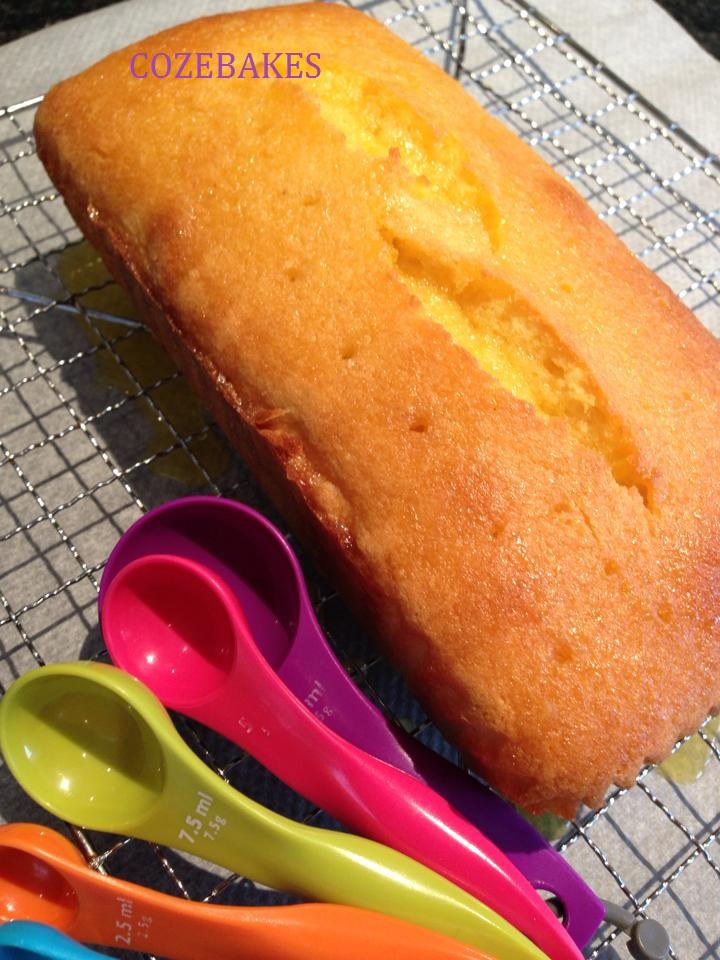 gluten free cake, gluten free drizzle cake, gluten free orange drizzle cake, citrus cake, cozebakes, dairy free cake, loaf cake